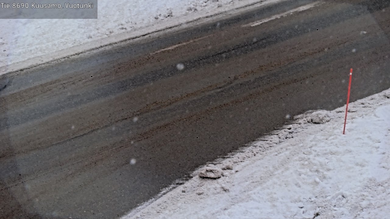 Kelikamerat Kuva Tie 8690 Kuusamo, Vuotunki, Kuusamo, Pohjois-Pohjanmaa