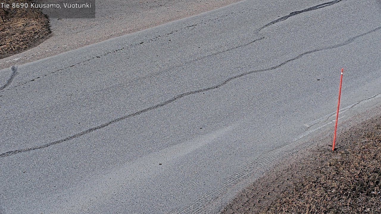 Weather Camera Image Väg 8690 Kuusamo, Vuotunki, Kuusamo, Pohjois-Pohjanmaa