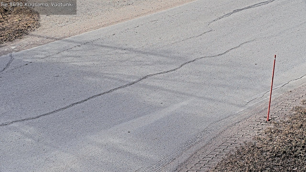 Weather Camera Image Väg 8690 Kuusamo, Vuotunki, Kuusamo, Pohjois-Pohjanmaa