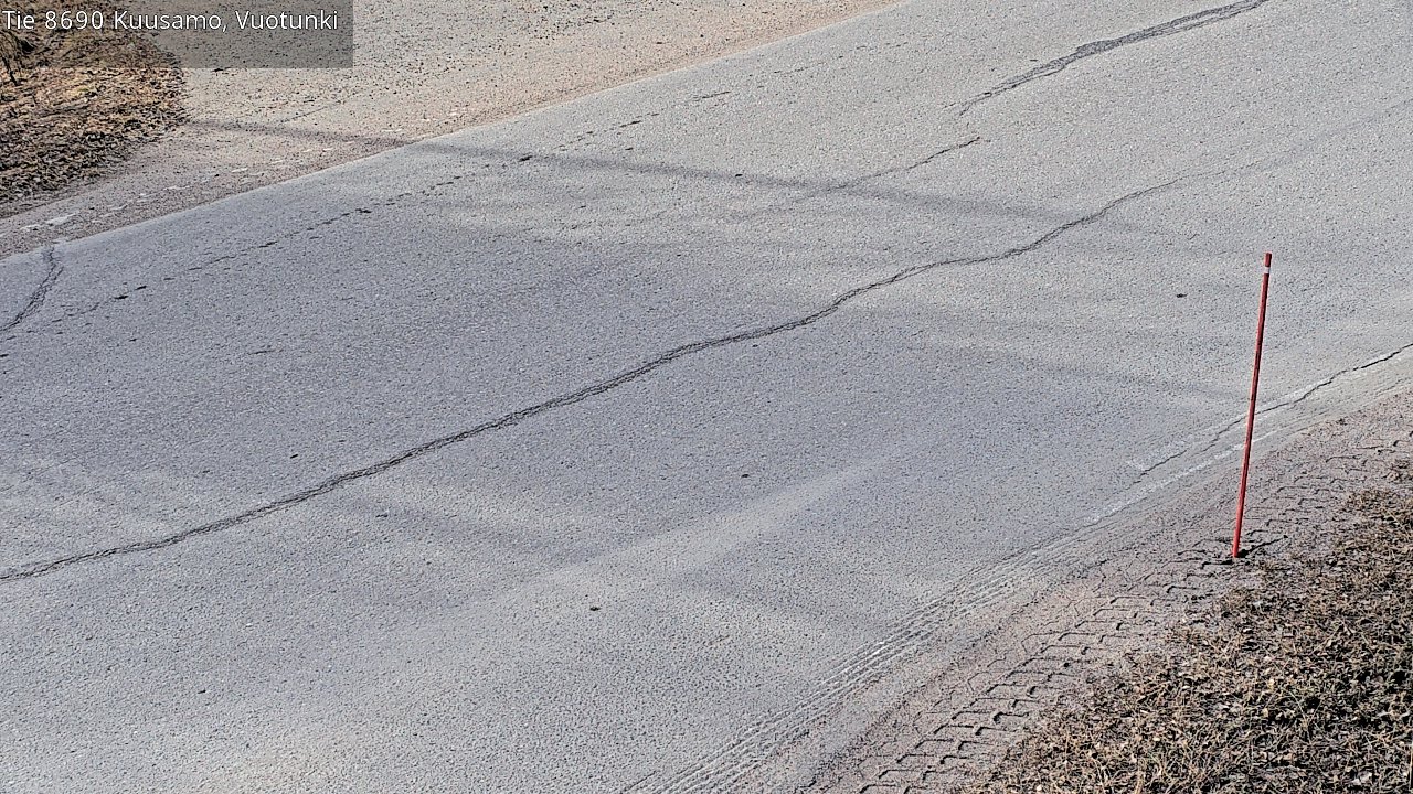 Weather Camera Image Väg 8690 Kuusamo, Vuotunki, Kuusamo, Pohjois-Pohjanmaa
