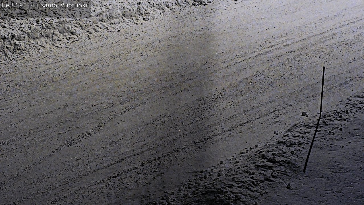 Weather Camera Image Road 8690 Kuusamo, Vuotunki, Kuusamo, Pohjois-Pohjanmaa