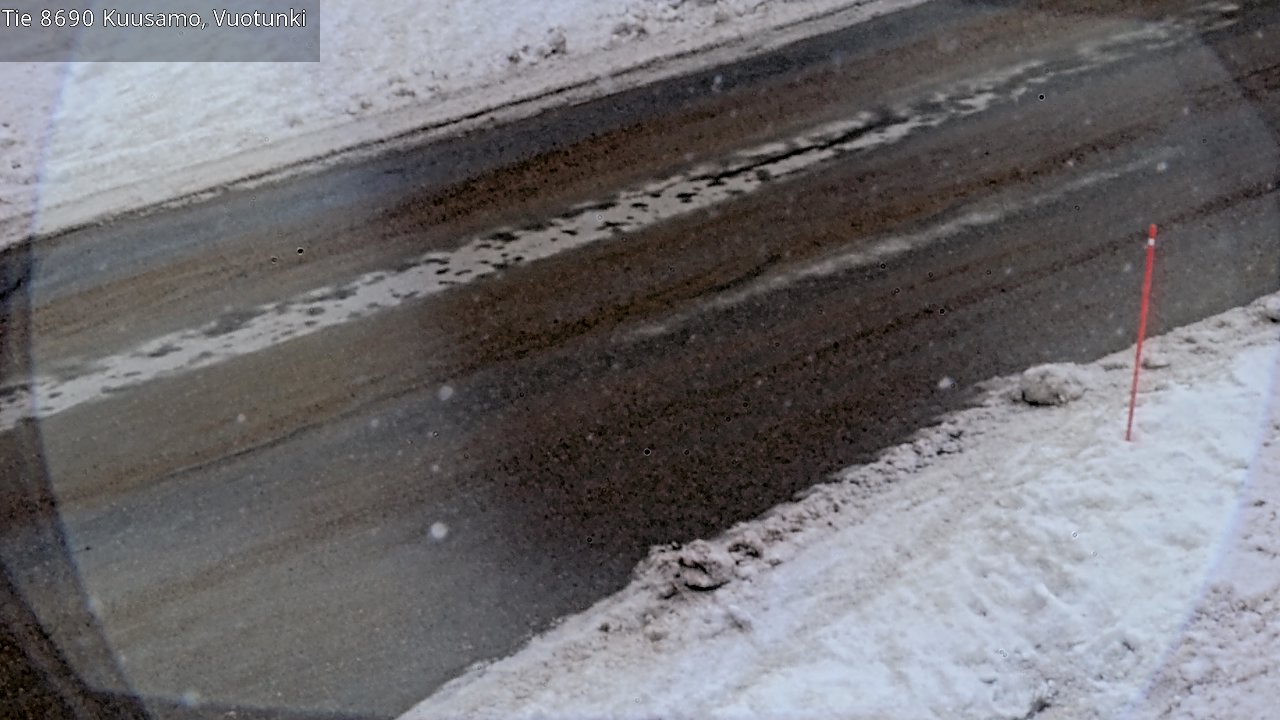 Weather Camera Image Road 8690 Kuusamo, Vuotunki, Kuusamo, Pohjois-Pohjanmaa