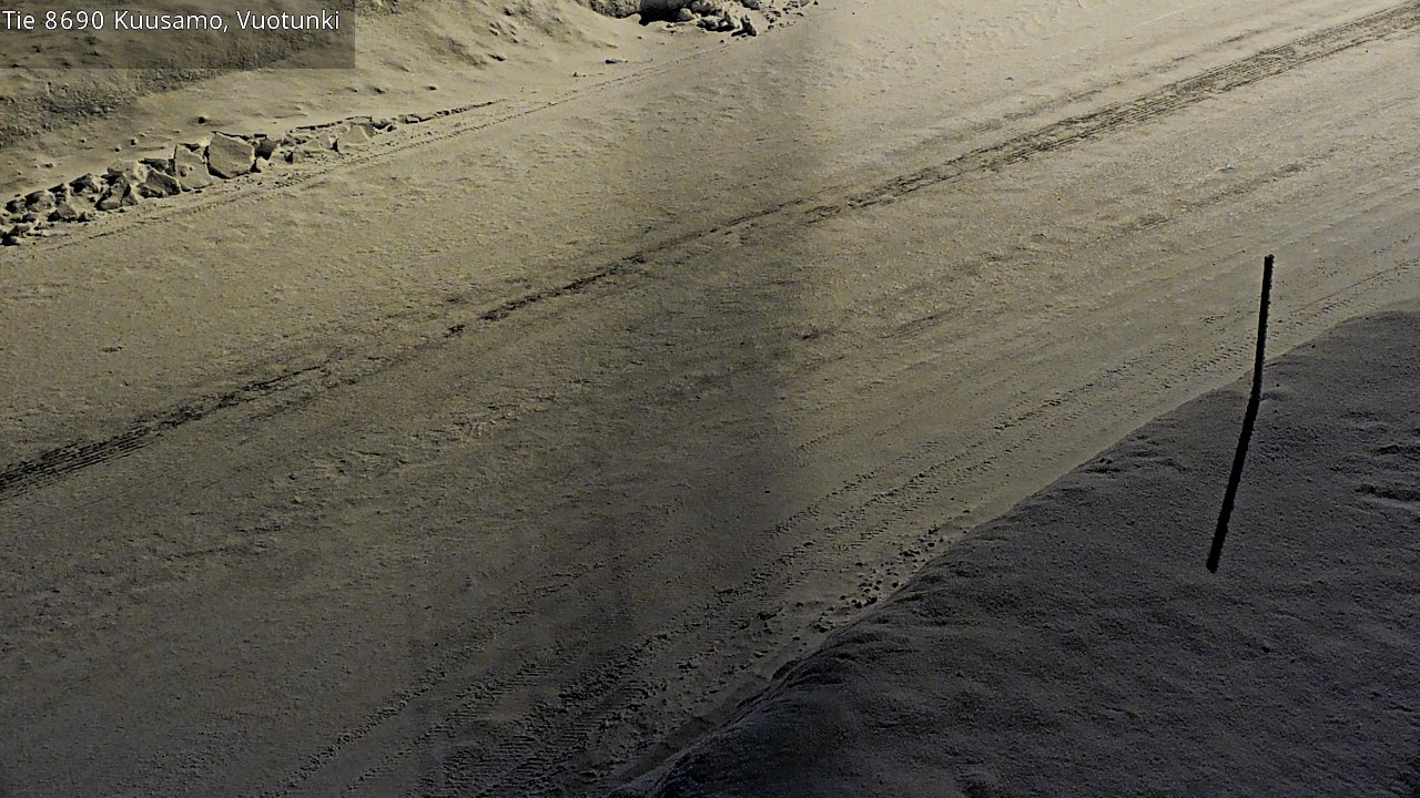 Weather Camera Image Road 8690 Kuusamo, Vuotunki, Kuusamo, Pohjois-Pohjanmaa