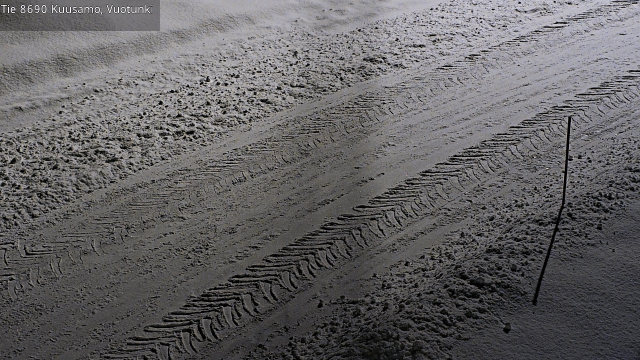 Weather Camera Image Road 8690 Kuusamo, Vuotunki, Kuusamo, Pohjois-Pohjanmaa