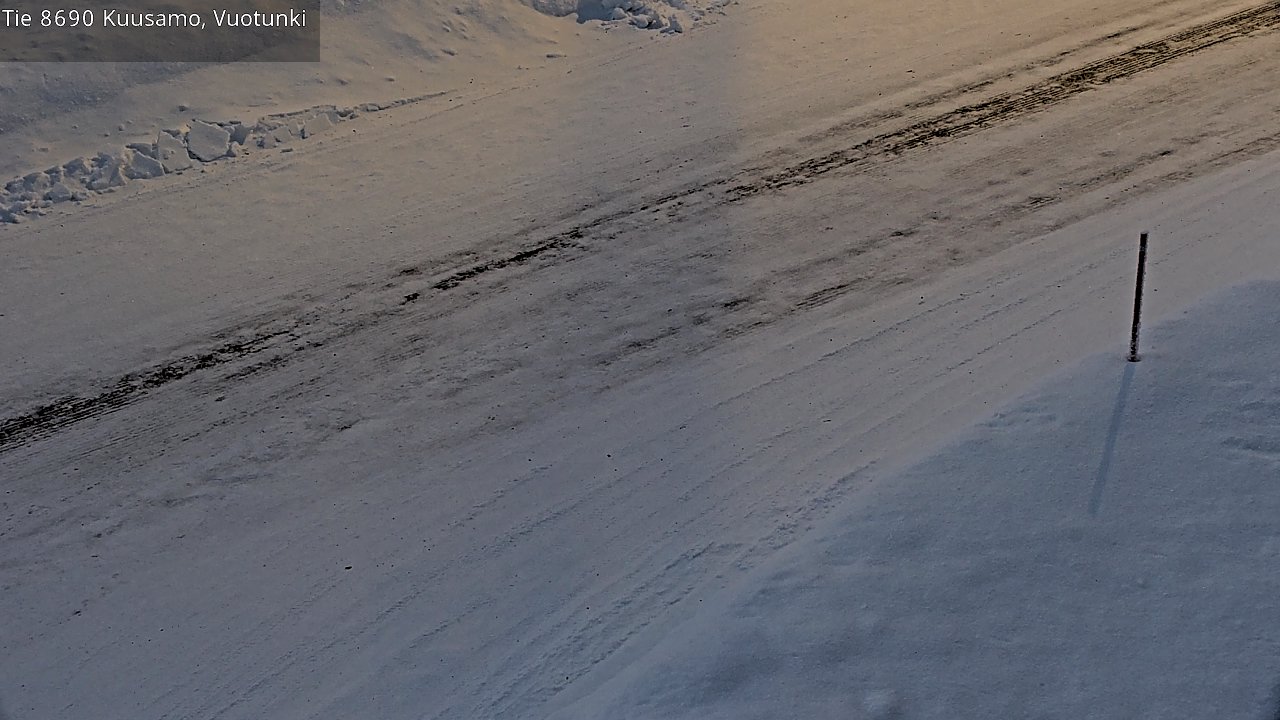 Kelikamerat Kuva Tie 8690 Kuusamo, Vuotunki, Kuusamo, Pohjois-Pohjanmaa