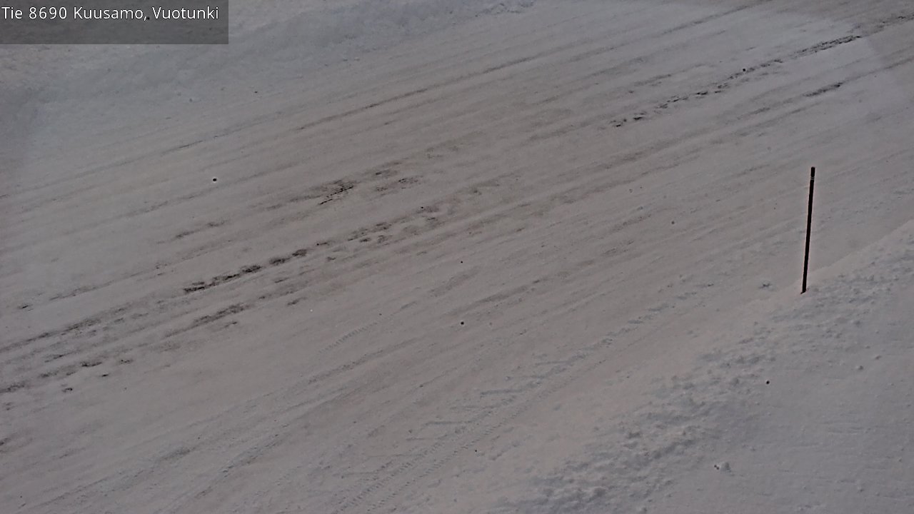 Weather Camera Image Road 8690 Kuusamo, Vuotunki, Kuusamo, Pohjois-Pohjanmaa