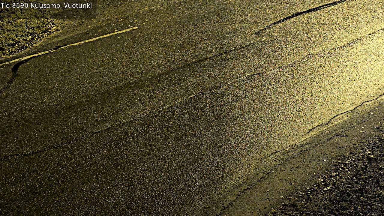 Weather Camera Image Road 8690 Kuusamo, Vuotunki, Kuusamo, Pohjois-Pohjanmaa