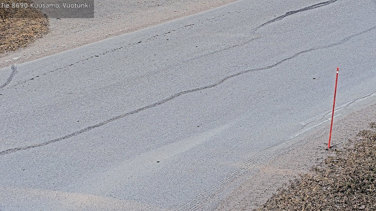 Weather Camera Image Väg 8690 Kuusamo, Vuotunki, Kuusamo, Pohjois-Pohjanmaa