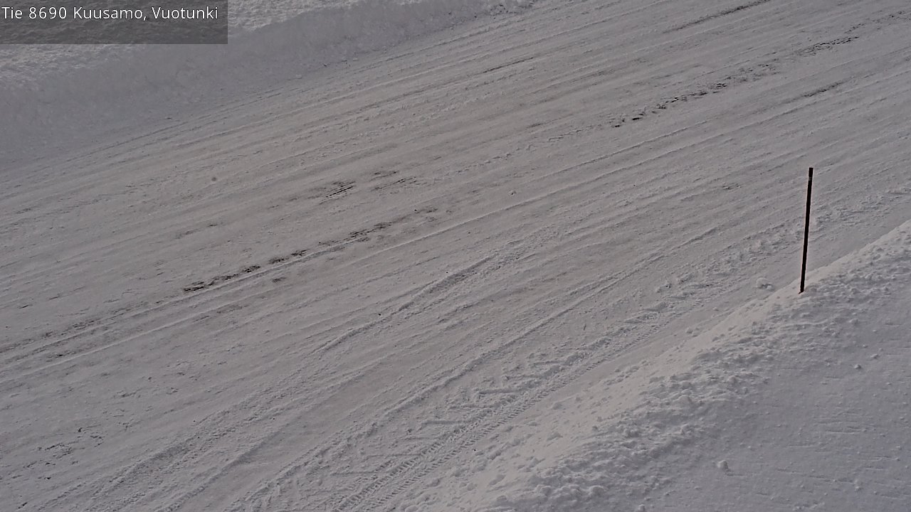 Weather Camera Image Road 8690 Kuusamo, Vuotunki, Kuusamo, Pohjois-Pohjanmaa