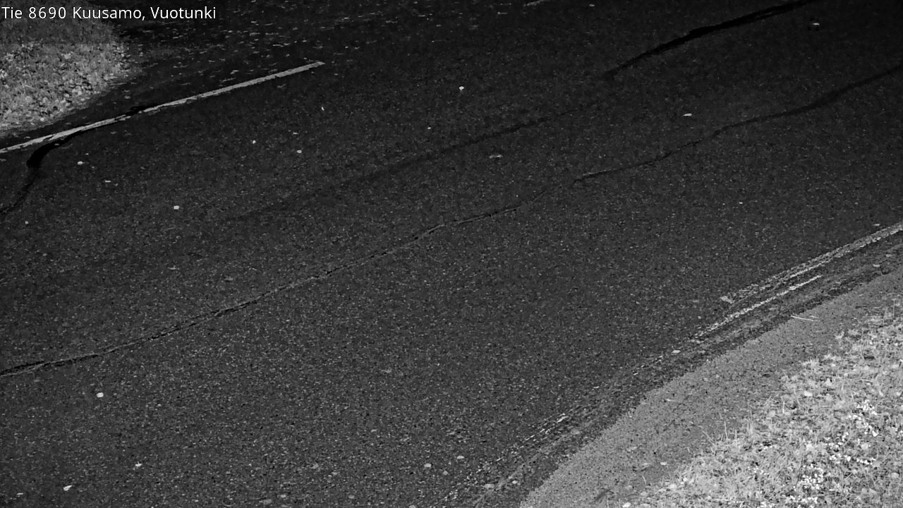 Weather Camera Image Road 8690 Kuusamo, Vuotunki, Kuusamo, Pohjois-Pohjanmaa