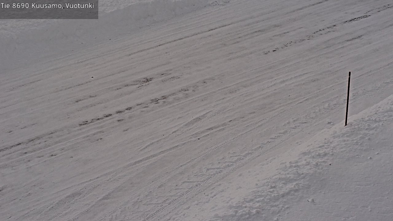 Weather Camera Image Road 8690 Kuusamo, Vuotunki, Kuusamo, Pohjois-Pohjanmaa
