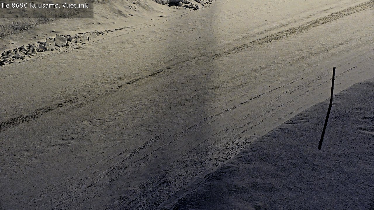 Kelikamerat Kuva Tie 8690 Kuusamo, Vuotunki, Kuusamo, Pohjois-Pohjanmaa