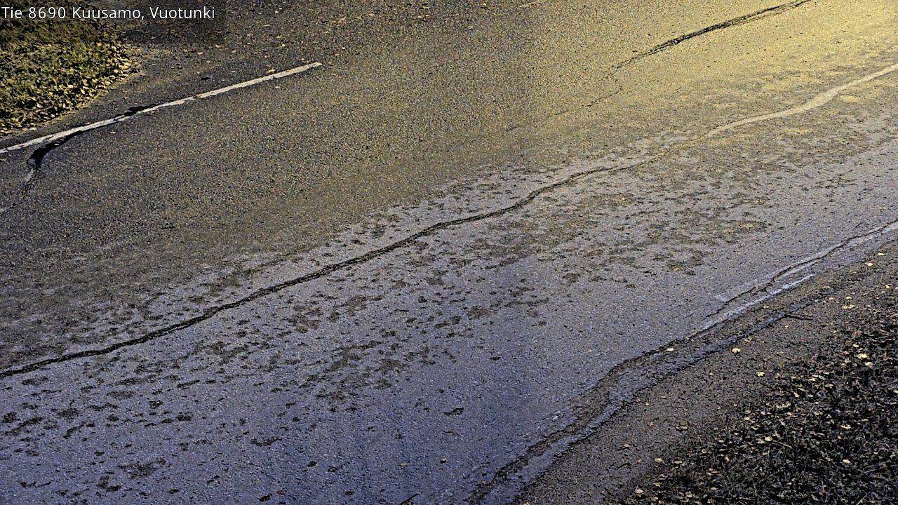Weather Camera Image Road 8690 Kuusamo, Vuotunki, Kuusamo, Pohjois-Pohjanmaa