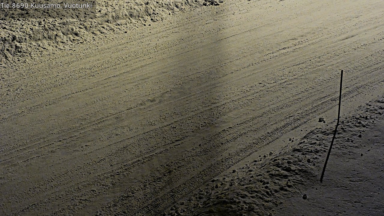 Weather Camera Image Road 8690 Kuusamo, Vuotunki, Kuusamo, Pohjois-Pohjanmaa