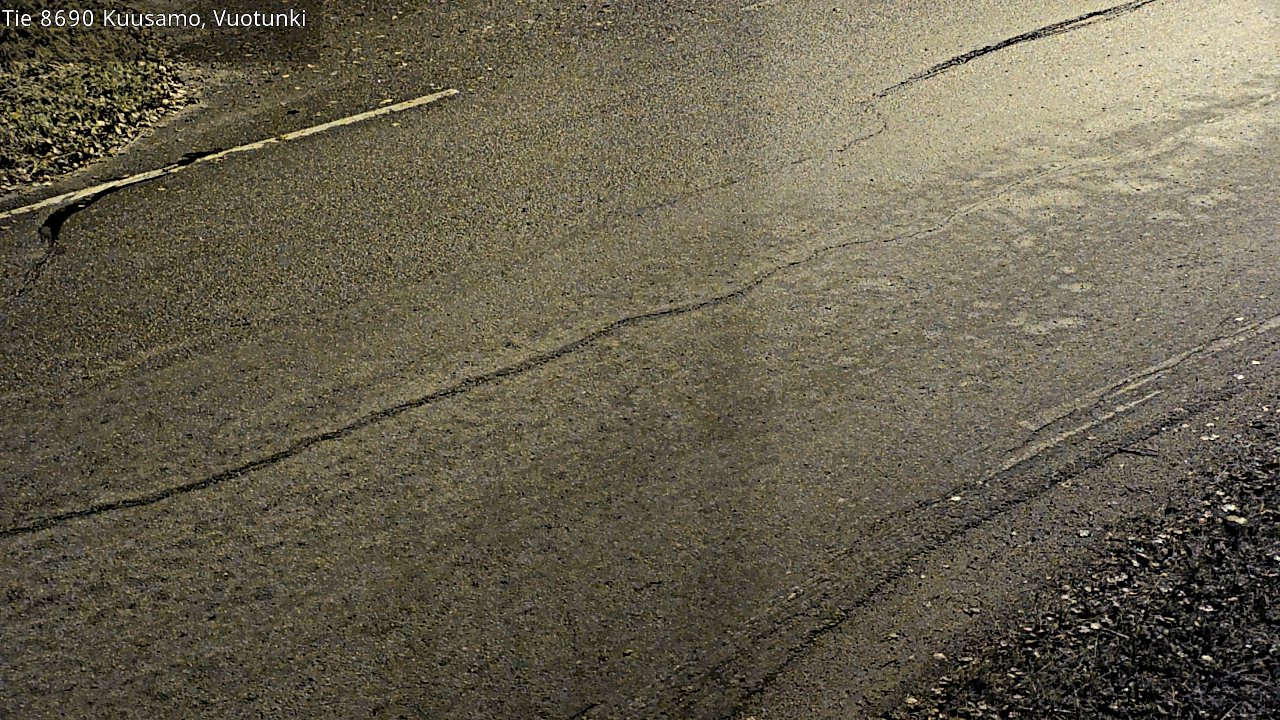 Weather Camera Image Road 8690 Kuusamo, Vuotunki, Kuusamo, Pohjois-Pohjanmaa