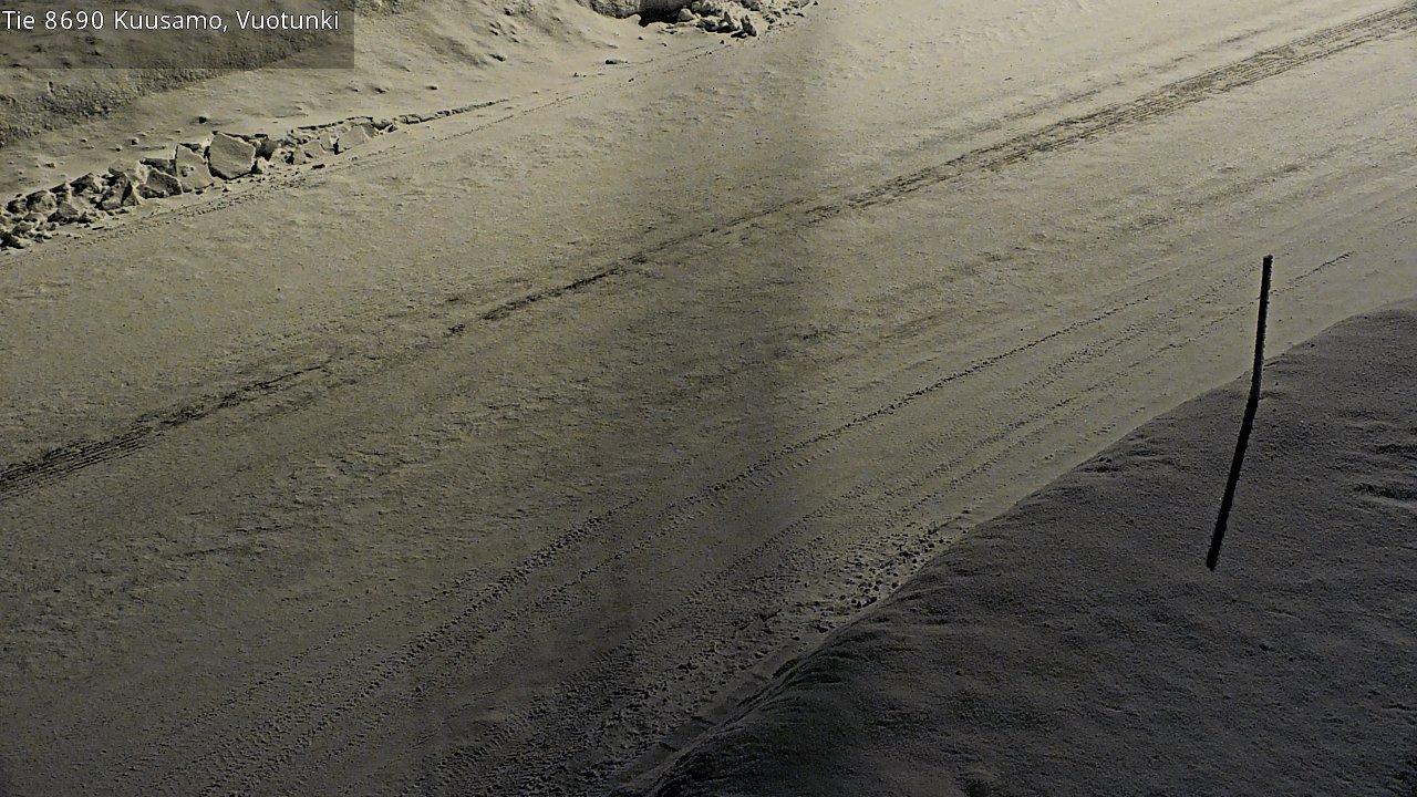 Kelikamerat Kuva Tie 8690 Kuusamo, Vuotunki, Kuusamo, Pohjois-Pohjanmaa