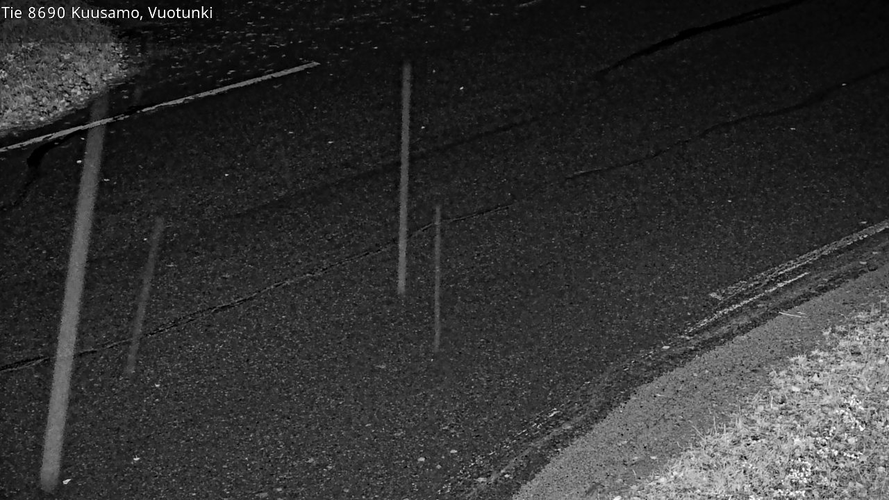 Weather Camera Image Road 8690 Kuusamo, Vuotunki, Kuusamo, Pohjois-Pohjanmaa