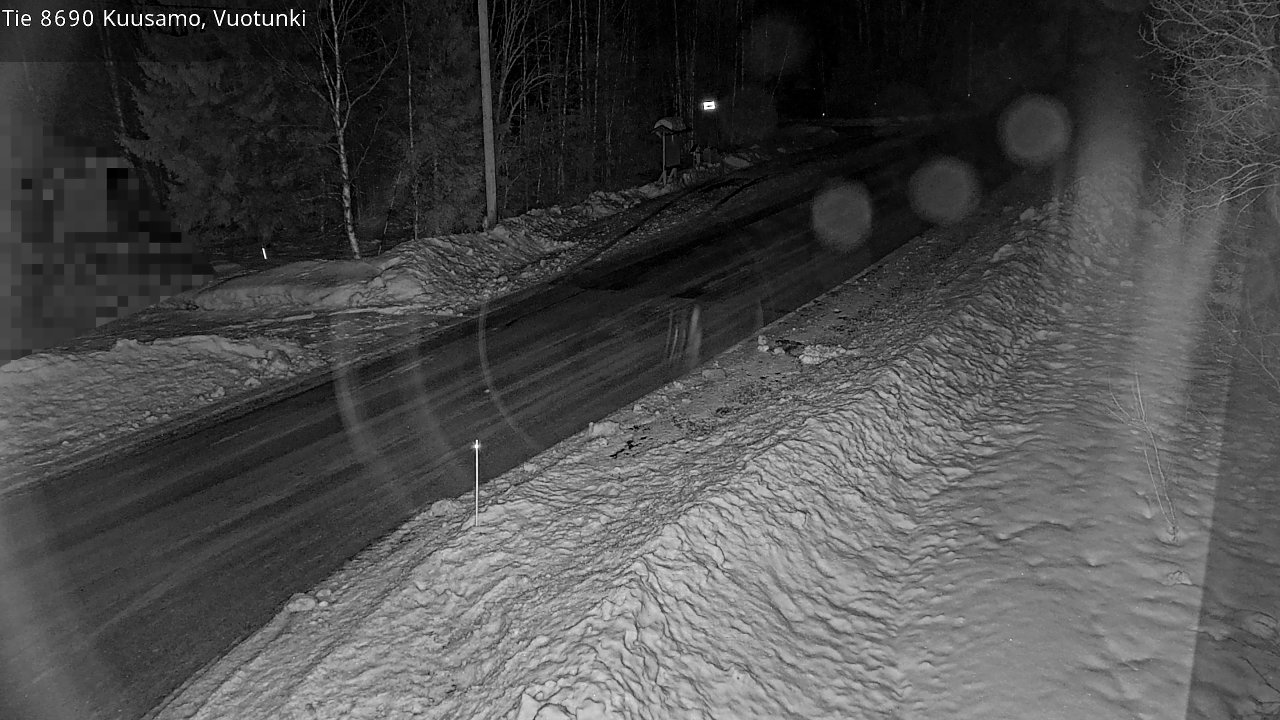 Kelikamerat Kuva Tie 8690 Kuusamo, Vuotunki, Kuusamo, Pohjois-Pohjanmaa