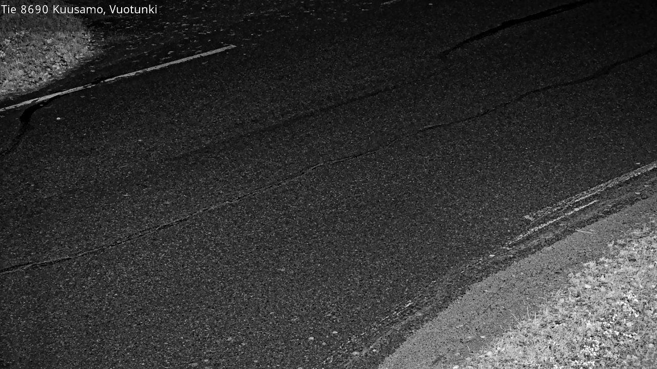 Weather Camera Image Road 8690 Kuusamo, Vuotunki, Kuusamo, Pohjois-Pohjanmaa