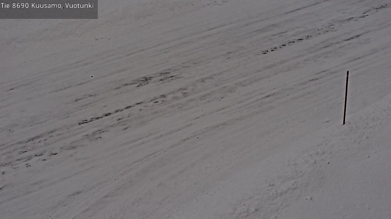 Weather Camera Image Road 8690 Kuusamo, Vuotunki, Kuusamo, Pohjois-Pohjanmaa