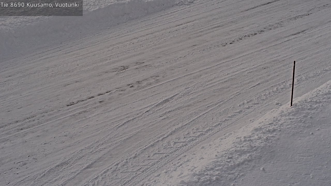 Weather Camera Image Road 8690 Kuusamo, Vuotunki, Kuusamo, Pohjois-Pohjanmaa