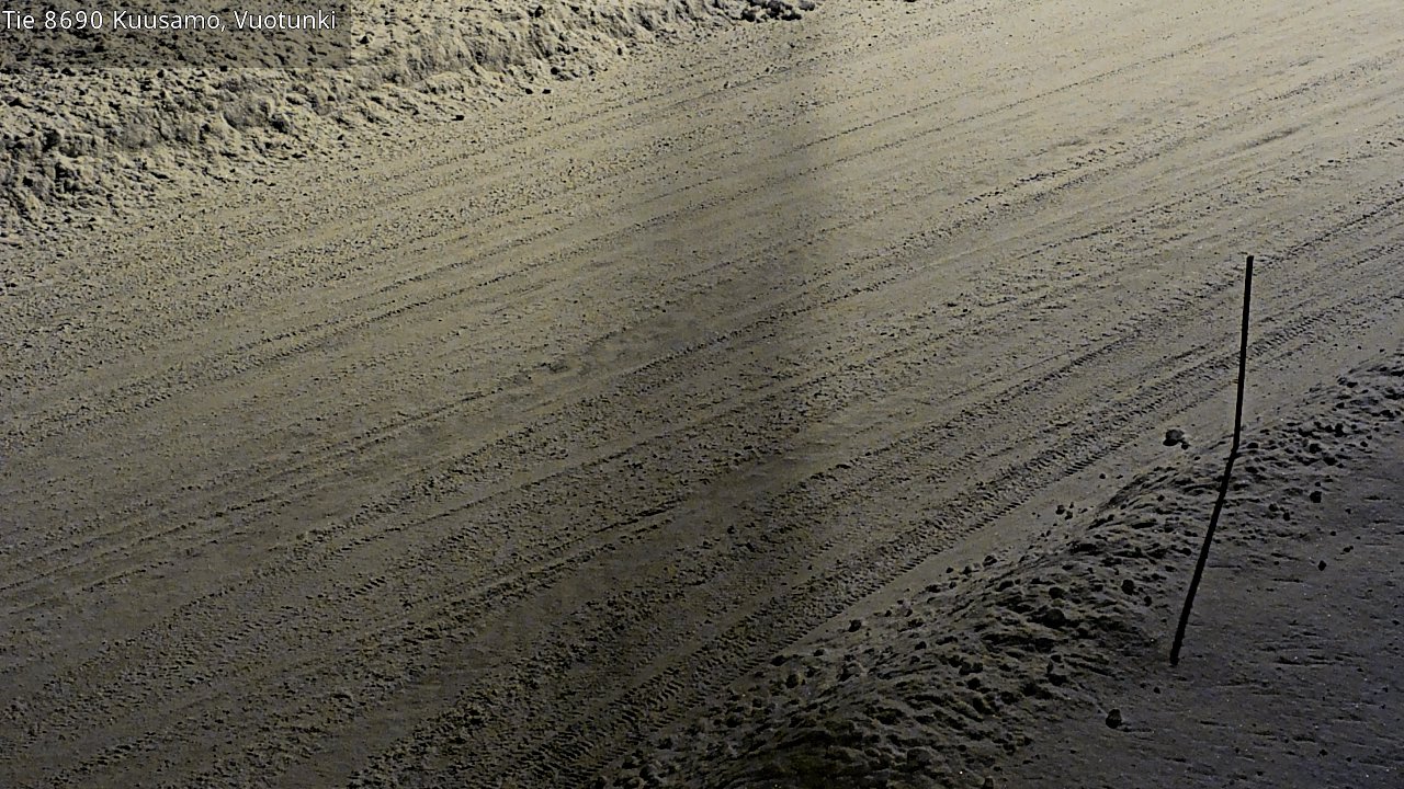 Weather Camera Image Road 8690 Kuusamo, Vuotunki, Kuusamo, Pohjois-Pohjanmaa