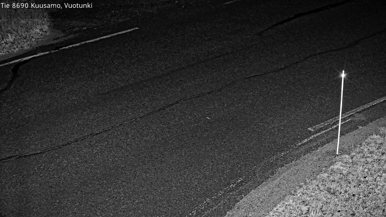 Weather Camera Image Väg 8690 Kuusamo, Vuotunki, Kuusamo, Pohjois-Pohjanmaa