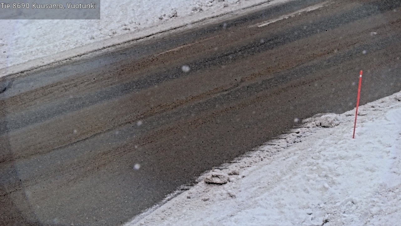 Kelikamerat Kuva Tie 8690 Kuusamo, Vuotunki, Kuusamo, Pohjois-Pohjanmaa