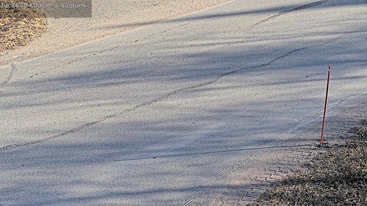 Weather Camera Image Väg 8690 Kuusamo, Vuotunki, Kuusamo, Pohjois-Pohjanmaa