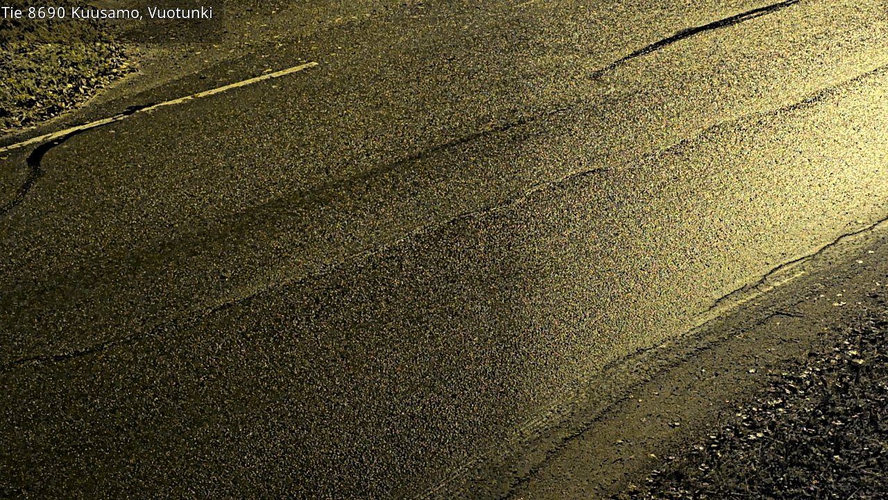 Weather Camera Image Road 8690 Kuusamo, Vuotunki, Kuusamo, Pohjois-Pohjanmaa