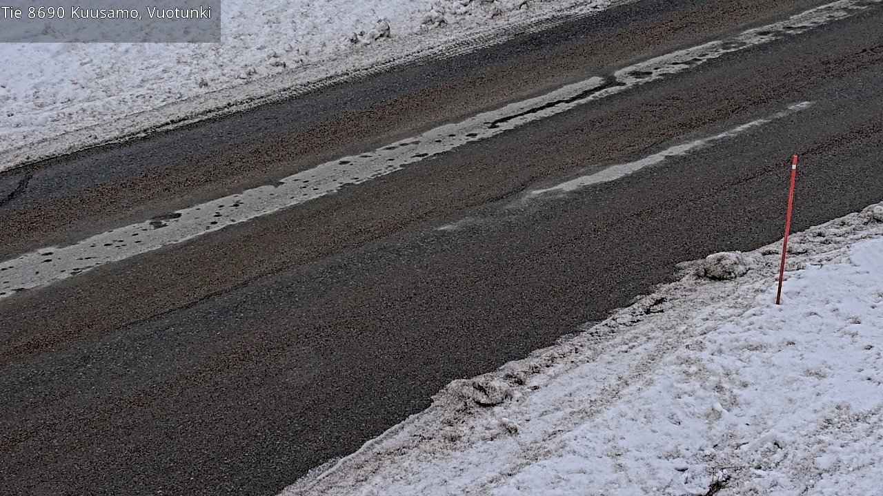 Weather Camera Image Road 8690 Kuusamo, Vuotunki, Kuusamo, Pohjois-Pohjanmaa