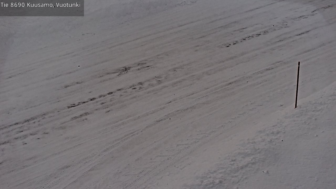 Weather Camera Image Road 8690 Kuusamo, Vuotunki, Kuusamo, Pohjois-Pohjanmaa