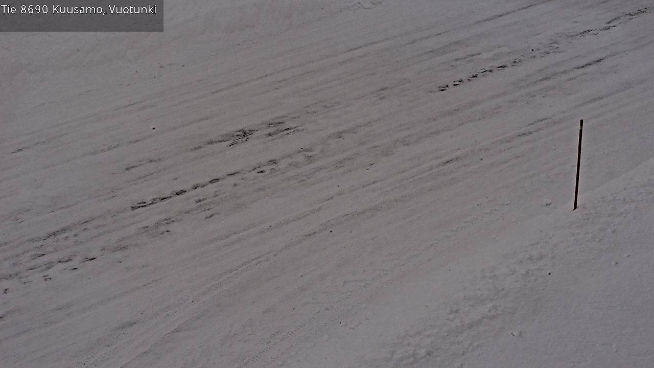 Weather Camera Image Road 8690 Kuusamo, Vuotunki, Kuusamo, Pohjois-Pohjanmaa