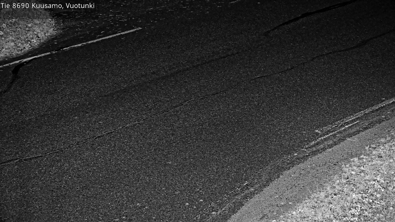 Weather Camera Image Road 8690 Kuusamo, Vuotunki, Kuusamo, Pohjois-Pohjanmaa