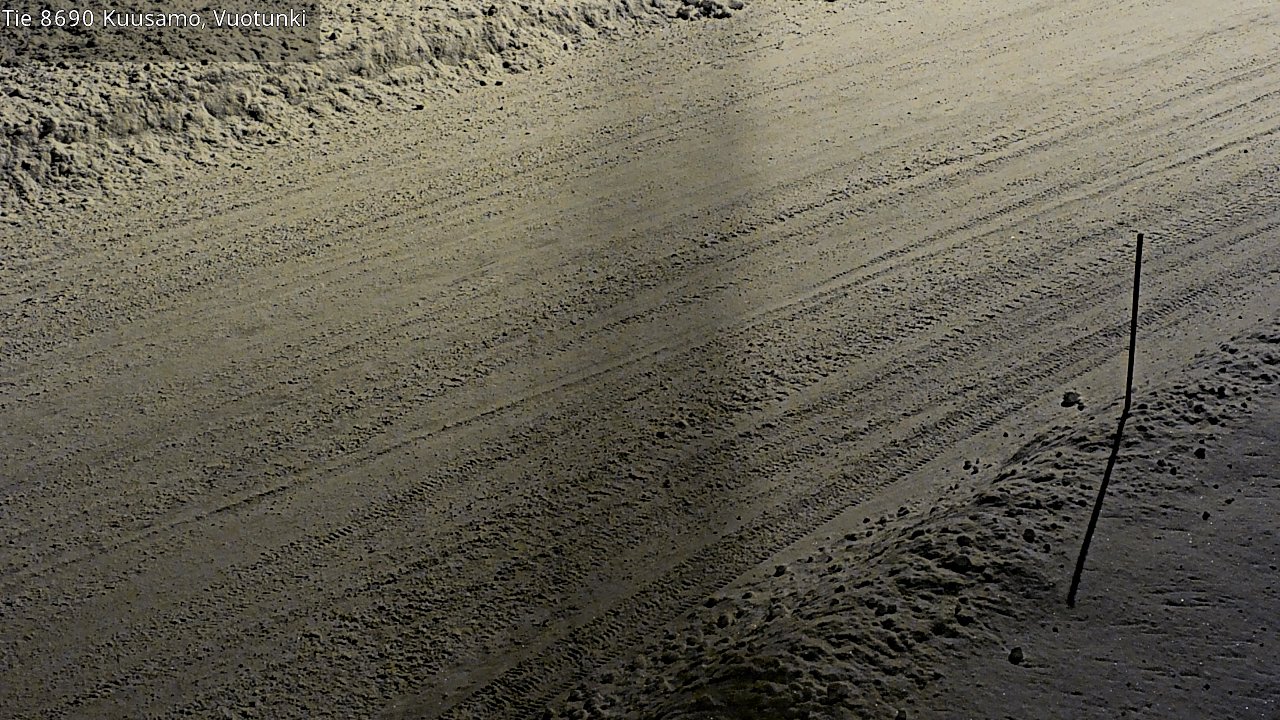 Weather Camera Image Road 8690 Kuusamo, Vuotunki, Kuusamo, Pohjois-Pohjanmaa