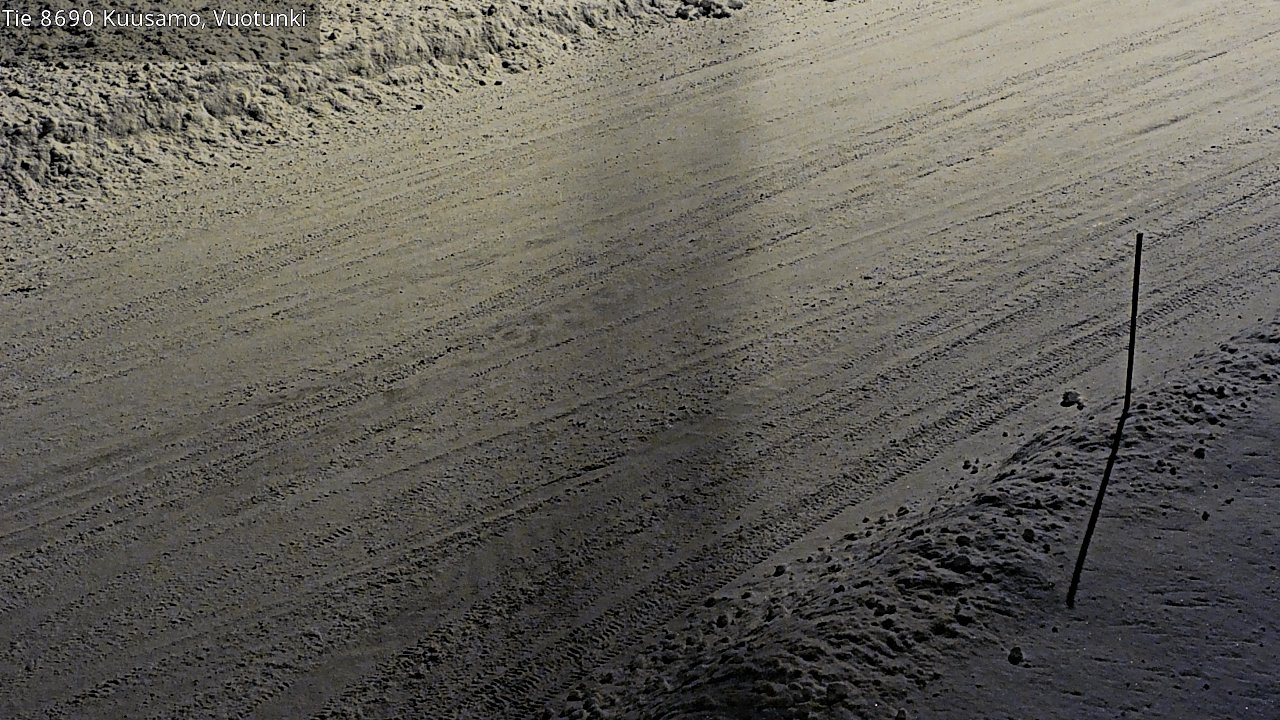 Weather Camera Image Road 8690 Kuusamo, Vuotunki, Kuusamo, Pohjois-Pohjanmaa