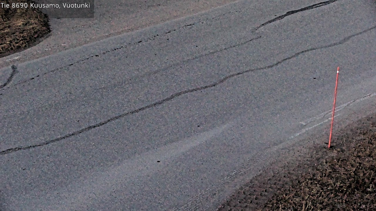 Weather Camera Image Road 8690 Kuusamo, Vuotunki, Kuusamo, Pohjois-Pohjanmaa