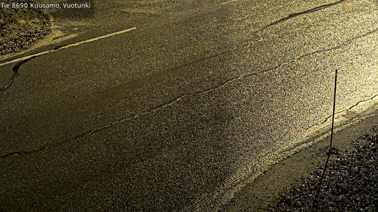 Kelikamerat Kuva Tie 8690 Kuusamo, Vuotunki, Kuusamo, Pohjois-Pohjanmaa