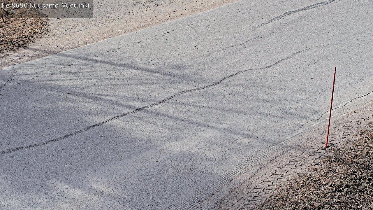 Weather Camera Image Väg 8690 Kuusamo, Vuotunki, Kuusamo, Pohjois-Pohjanmaa
