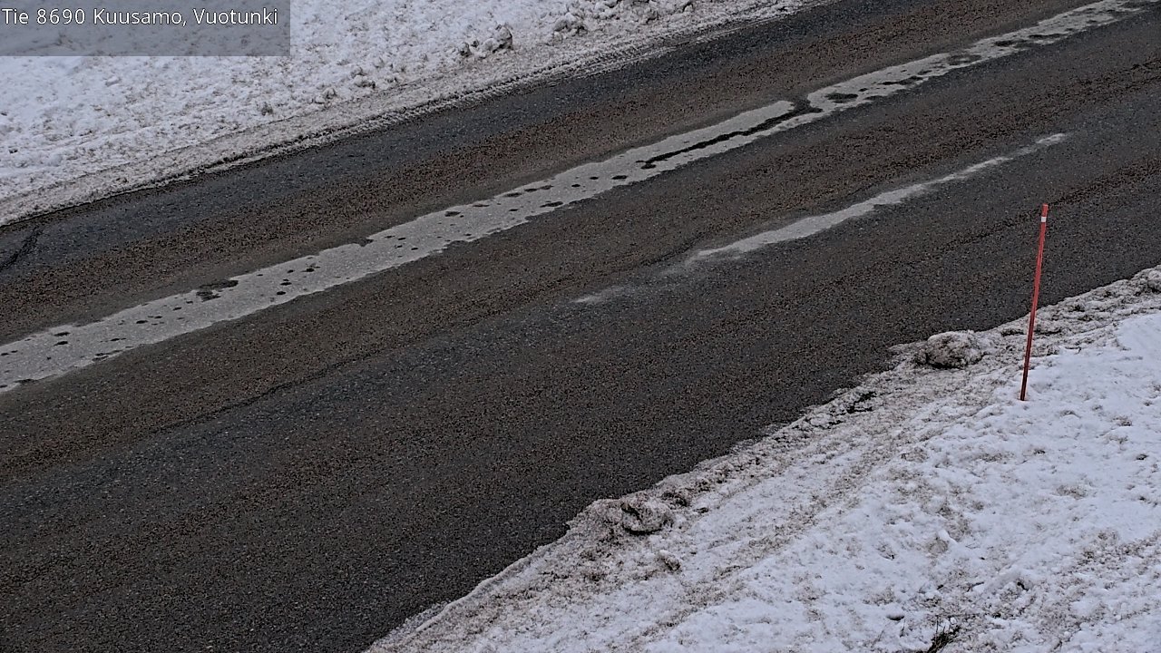 Weather Camera Image Road 8690 Kuusamo, Vuotunki, Kuusamo, Pohjois-Pohjanmaa