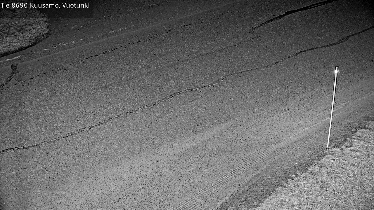 Weather Camera Image Väg 8690 Kuusamo, Vuotunki, Kuusamo, Pohjois-Pohjanmaa