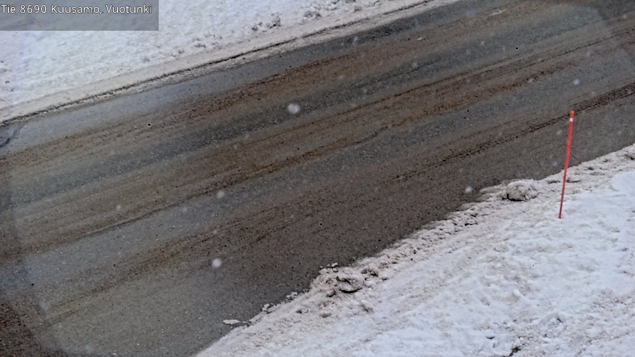 Kelikamerat Kuva Tie 8690 Kuusamo, Vuotunki, Kuusamo, Pohjois-Pohjanmaa