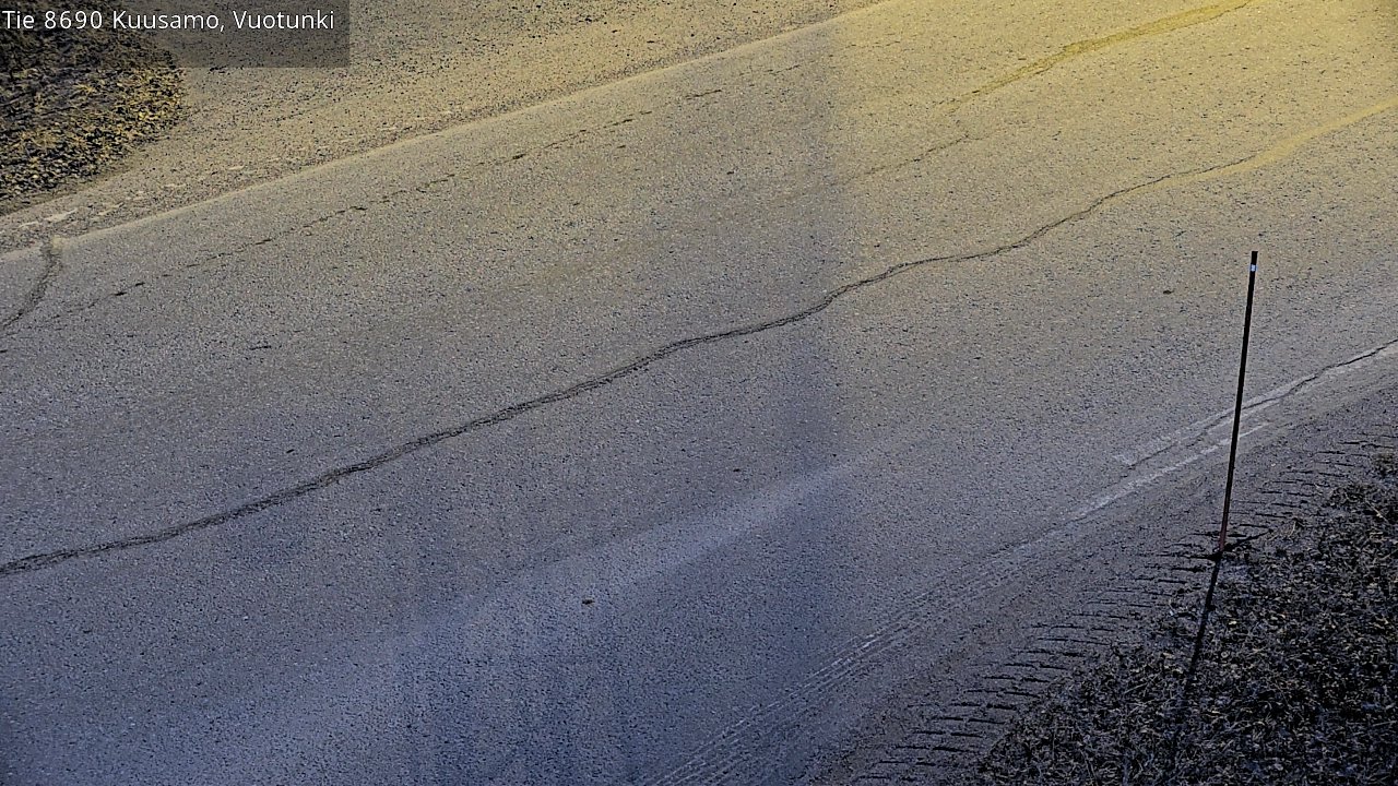 Weather Camera Image Väg 8690 Kuusamo, Vuotunki, Kuusamo, Pohjois-Pohjanmaa