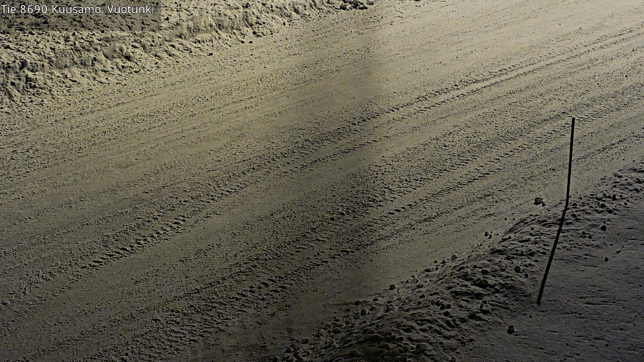 Weather Camera Image Road 8690 Kuusamo, Vuotunki, Kuusamo, Pohjois-Pohjanmaa