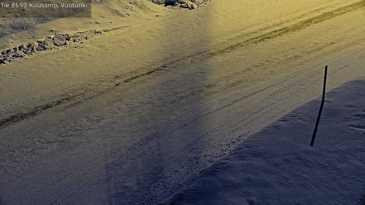 Kelikamerat Kuva Tie 8690 Kuusamo, Vuotunki, Kuusamo, Pohjois-Pohjanmaa