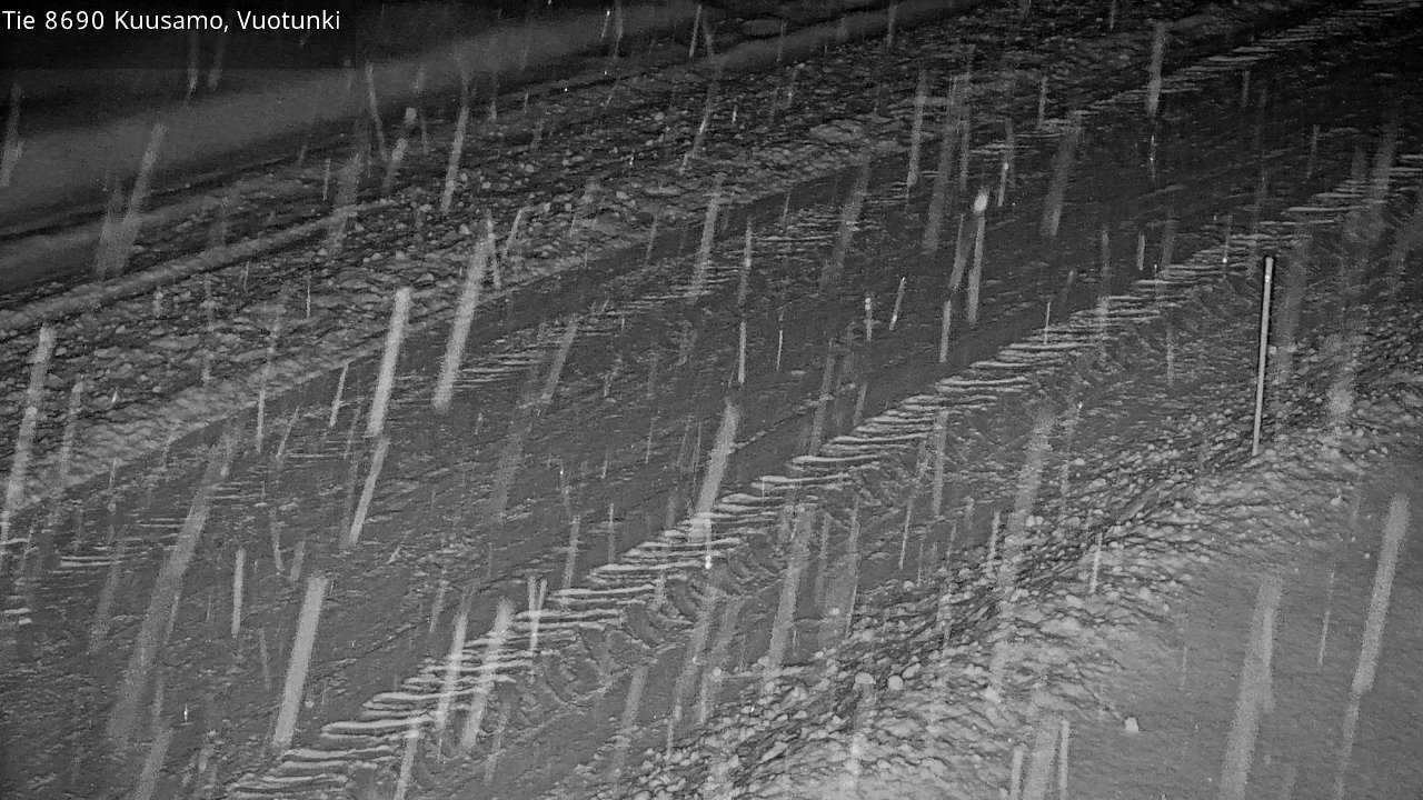 Weather Camera Image Road 8690 Kuusamo, Vuotunki, Kuusamo, Pohjois-Pohjanmaa