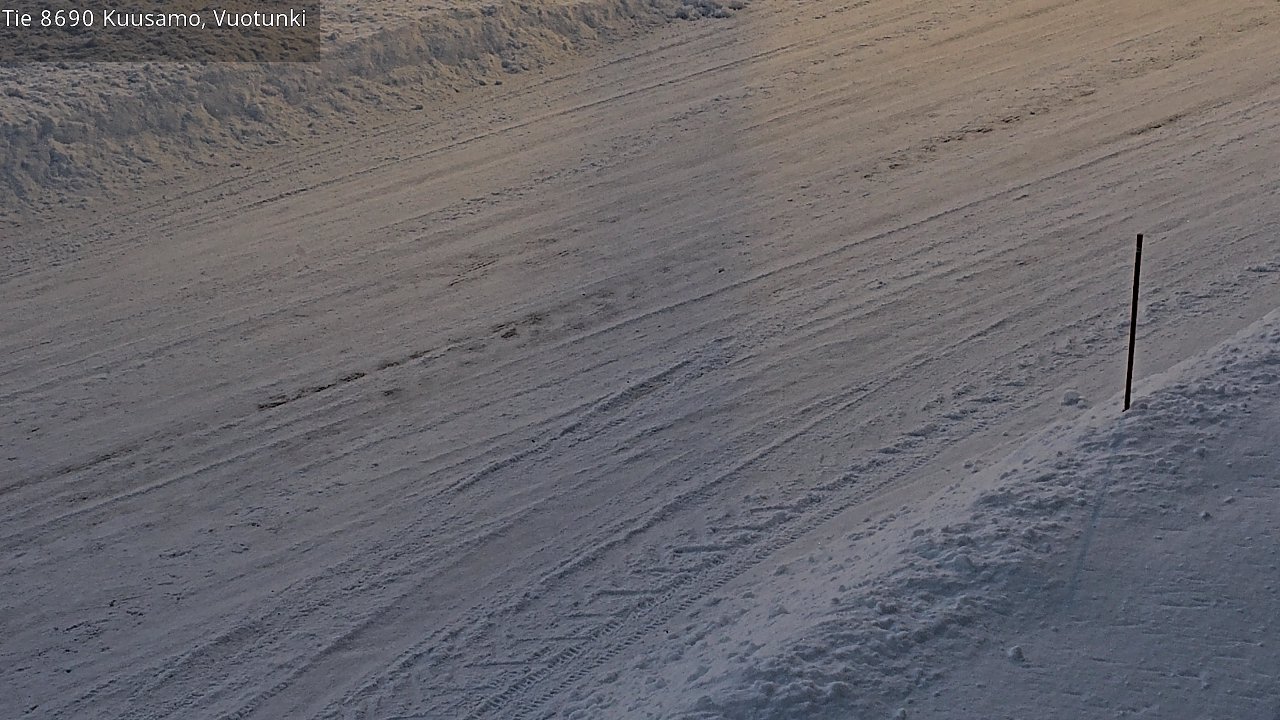 Weather Camera Image Road 8690 Kuusamo, Vuotunki, Kuusamo, Pohjois-Pohjanmaa