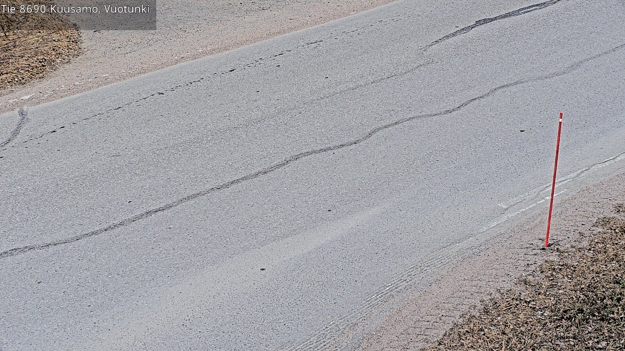 Weather Camera Image Väg 8690 Kuusamo, Vuotunki, Kuusamo, Pohjois-Pohjanmaa