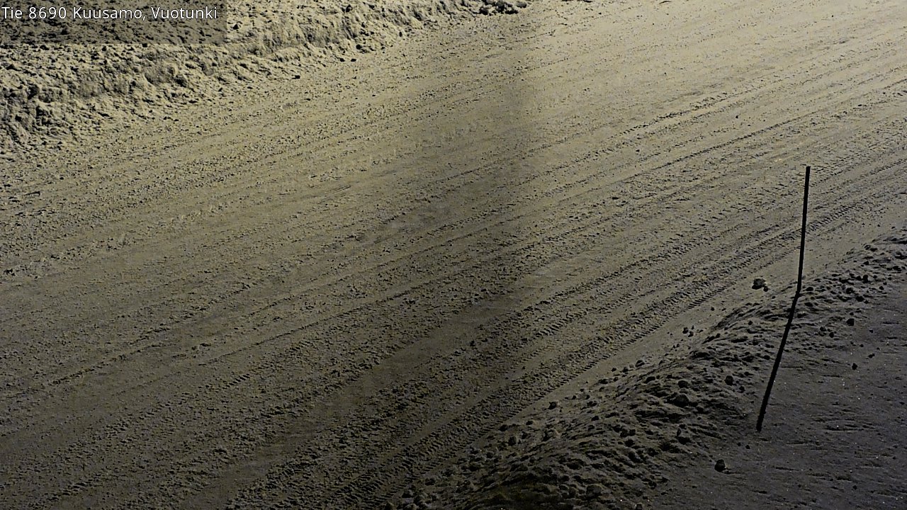 Weather Camera Image Road 8690 Kuusamo, Vuotunki, Kuusamo, Pohjois-Pohjanmaa