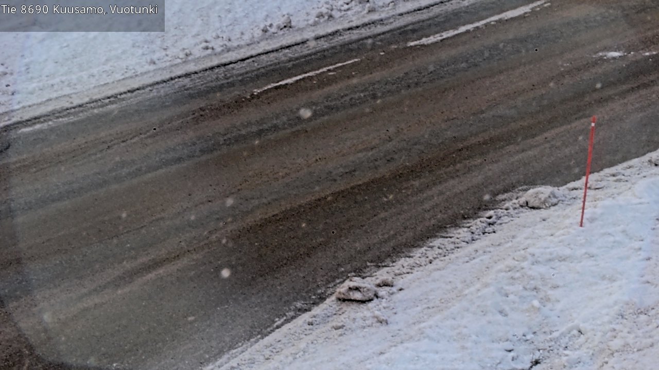 Kelikamerat Kuva Tie 8690 Kuusamo, Vuotunki, Kuusamo, Pohjois-Pohjanmaa